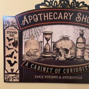 Apothecary Wooden wall sign